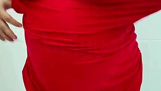 asian teen feels sexy and horny with her pregnant belly in homemade solo