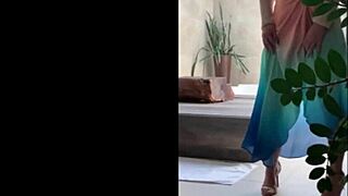 Sensual Curvy Old Amateur In Cuckold Skirt Outdoors