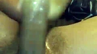 Big black dick gets stroked in public.