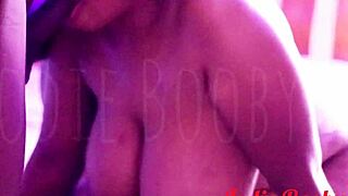 Jodie Booby BBW Gets Rough Dick on Her Ebony Pussy in Doggystyle. She Bends Over for Big Black Cock Cum.