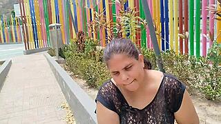 Perverted neighbor fucks my big pussy hard