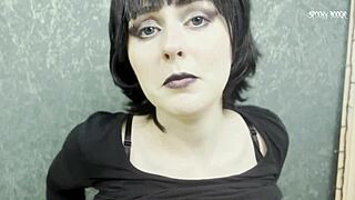 Horny Goth Mavis Dracula Seduces You to Fuck Her Pink Pussy and Cum on Feet