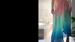 Sensual Curvy Old Amateur In Cuckold Skirt Outdoors