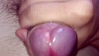 Very Drooling Head Hot Convulsive Masturbation With Monster Cock