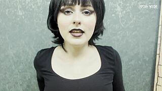 Horny Goth Mavis Dracula Seduces You to Fuck Her Pink Pussy and Cum on Feet