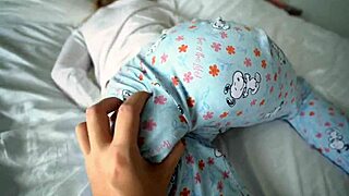 step sister dreams of step brother's cock and orgasms as he cums inside