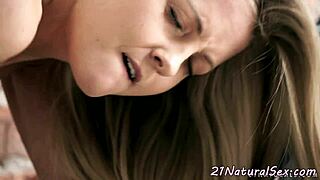 masturbating euro babe in glamour solo scene with beautiful model classy romantic touch