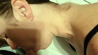 Wife teases husband playfully until he surprises her on the bed