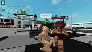 Rough Public Sex in Brookhaven Square with Prostitute Friend.