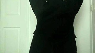 Stretching Arms For Exercise As If Its Masturbating!