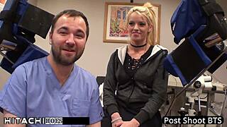 Freshman Bella Ink Gets Hitachi Orgasm from Doctor in Hospital