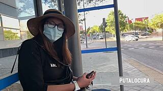 putalocura catches the cute latina camila bow riding and giving blowjob to torbe