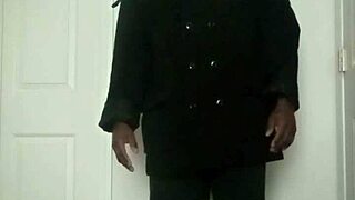 Stretching Arms For Exercise As If Its Masturbating!