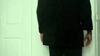 Stretching Arms For Exercise As If Its Masturbating!