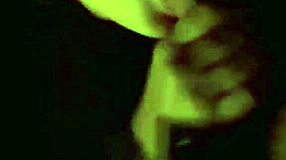 What's happening here? Outdoor flashing and teasing wet pussy with big dick by the campfire.