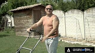 grandpasfuckteen 18+s - miss melissa takes a grandpas elder cock in her wet little 18+ pussy, doggystyle cowgirl deepthroat