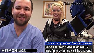 Freshman Bella Ink Gets Hitachi Orgasm from Doctor in Hospital