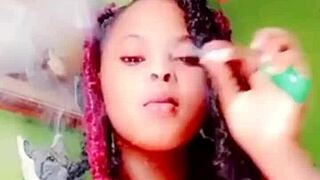 Monique boldly shows her phat pussy in intense sex