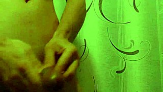 Dancing and twirling big chocolate pierced cock like propeller