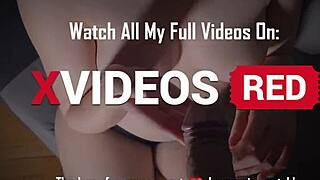 spreading cum on tits after handjob!