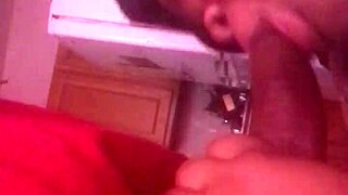 daddy licks hairy housewife ass in close up