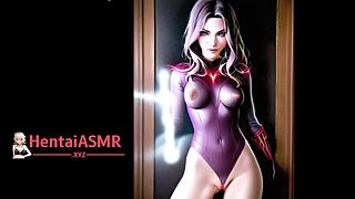 Hentai Scarlet Witch Costume Exploration