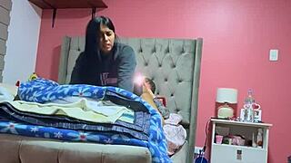 Latina Teen Rides In Homemade Cowgirl Sex