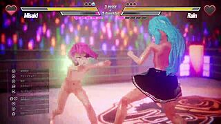 Lesbian Battle Heats Up!