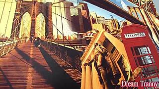 trans nurse bruna castro cures with bareback flip fuck