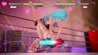 Lesbian Battle Heats Up!