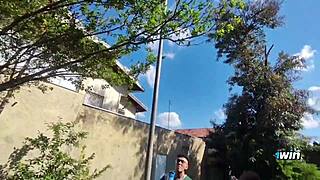 Football Team Makes Slut Suck Every Cock