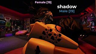 I fucked the roblox slut and filled her ass with my cum