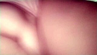 Rough fucked by my bull while my cuckold waits outside, then he creampies me too.