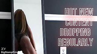 Ebony beauty shakes her ass seductively in lingerie and costume while dancing