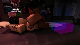 I fucked the roblox slut and filled her ass with my cum