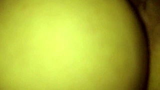 Rough fucked by my bull while my cuckold waits outside, then he creampies me too.