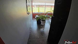 Student Girl Sucks Gently And Loves Cum From Big Cock