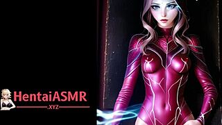 Explorando disfraz hentai de Scarlet Witch