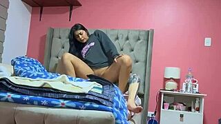 Latina Teen Rides In Homemade Cowgirl Sex