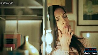 Latina milf Chloe Amour finger bangs herself in solo masturbation session.