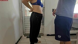 My Neighbor Sends Her Stepdaughter For Eggs, And I Fuck Her Tight Ass!