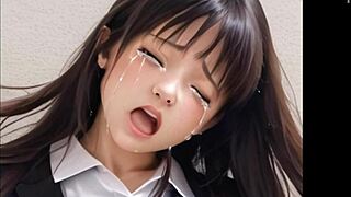 I love watching AI-generated young Japanese schoolgirls squirt passionately in their uniforms