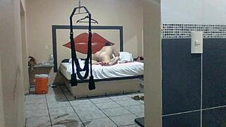 The fat-assed Mexican prostitute comes to suck my dick and fuck me hard.