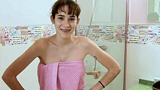 Loreto smith bangs an old dude after her scene and tastes his thick cock!