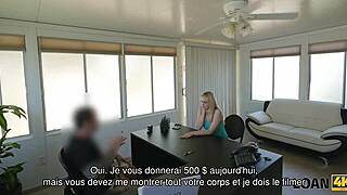 teen dancer licks and fingers while dancing on cock