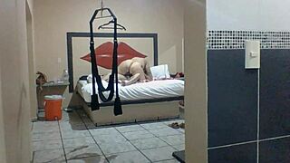 The fat-assed Mexican prostitute comes to suck my dick and fuck me hard.