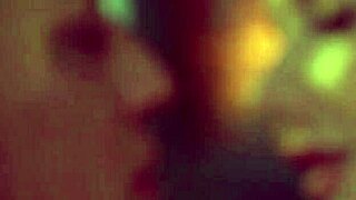 Big tits babe in black panties gets doggystyle anal by fireplace.