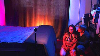 Husband Pisses On Milf's Tits And Ass Fucks Her