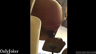 Feeling The Thrill As The Sex Machine Pounds My Ass