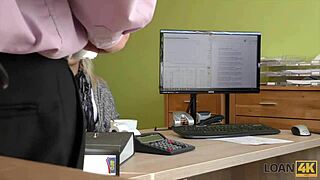Loan4k blonde angel katy rose gladly passes dirty casting